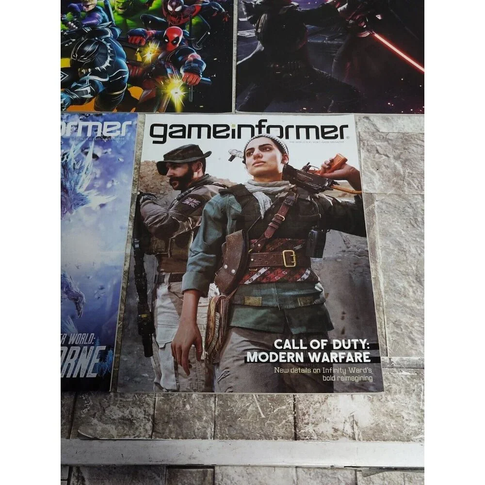 Lot Of 5 Game Informer Magazine Issues 313, 314, 315, 316, 317